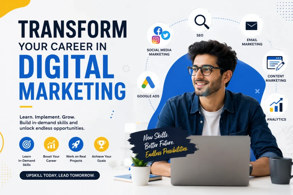 Upgrade your digital marketing skills with us